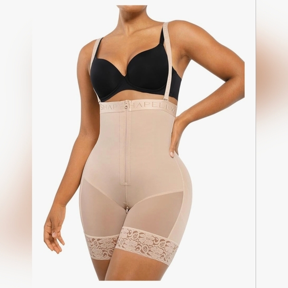 SHAPELLX BOOT-YEAH AirSlim Firm Tummy Compression Shaping Short  #889 - Picture 1 of 11